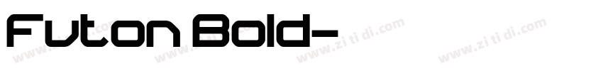Futon Bold字体转换